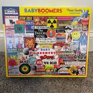 White Mountain Puzzles - 1000pc - Baby boomers
